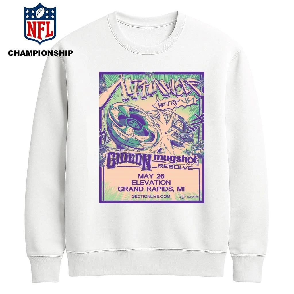 Alpha Wolf Let It Rip USA 2026 Tour City Dates Shirt