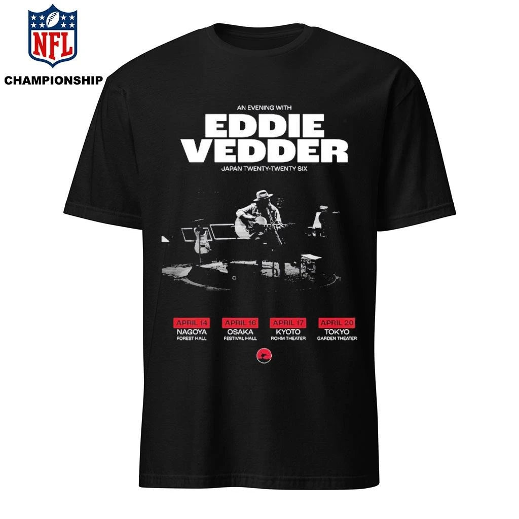 An Evening With Eddie Vedder Japan 2026 Solo Tour On April Shirt