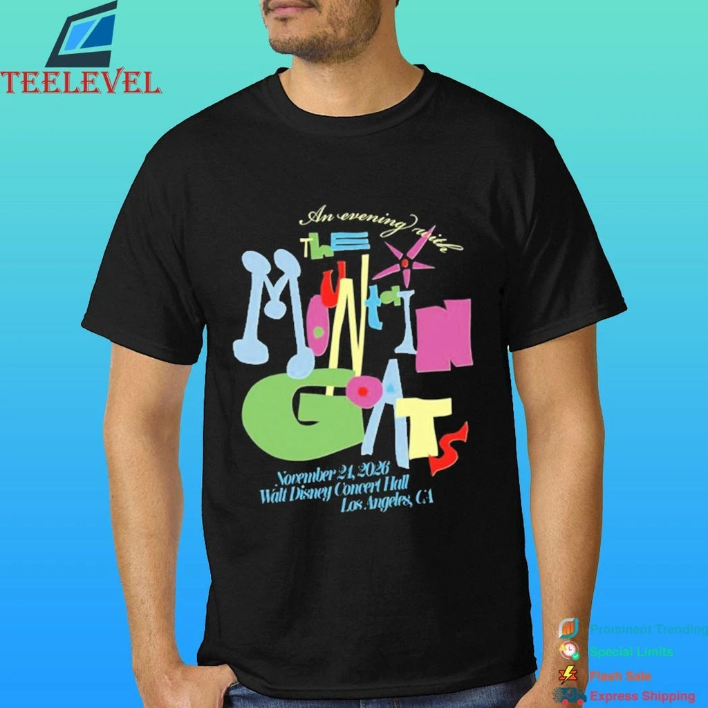 An Evening With The Mountain Goats Los Angeles Ca 2026 Shirt