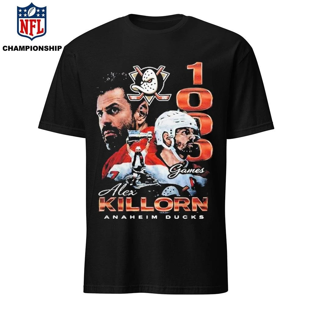Anaheim Ducks Alex Killorn 1000 Games 2026 A1K Shirt