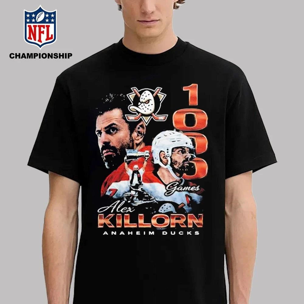 Anaheim Ducks Alex Killorn 1000 Games 2026 A1K Shirt