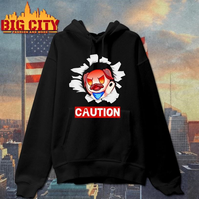 andy rage caution shirt