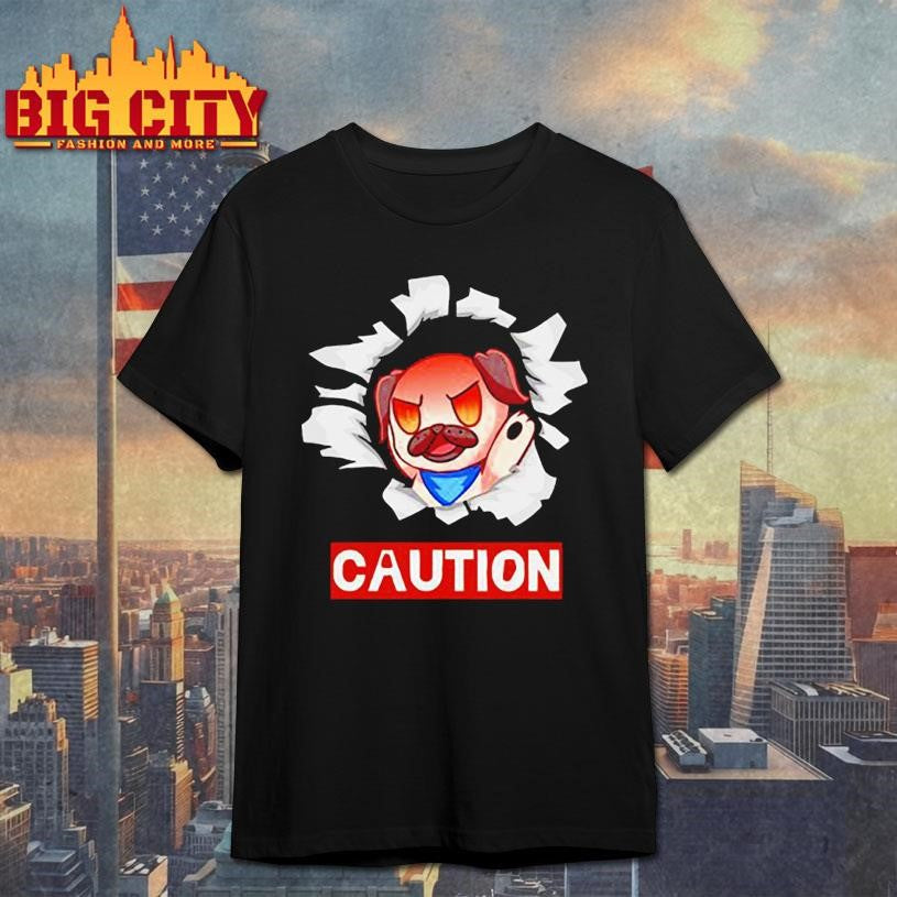andy rage caution shirt