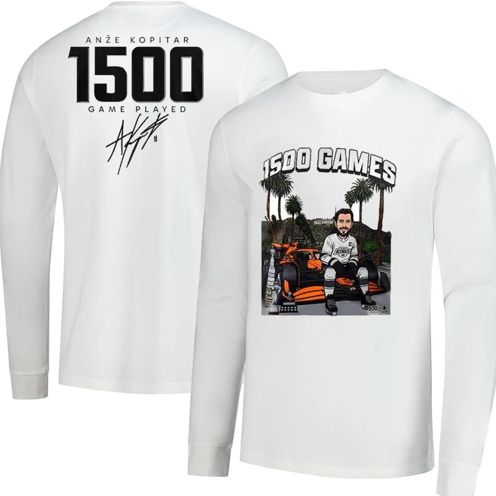 Anze Kopitar 1500 game play T-Shirt