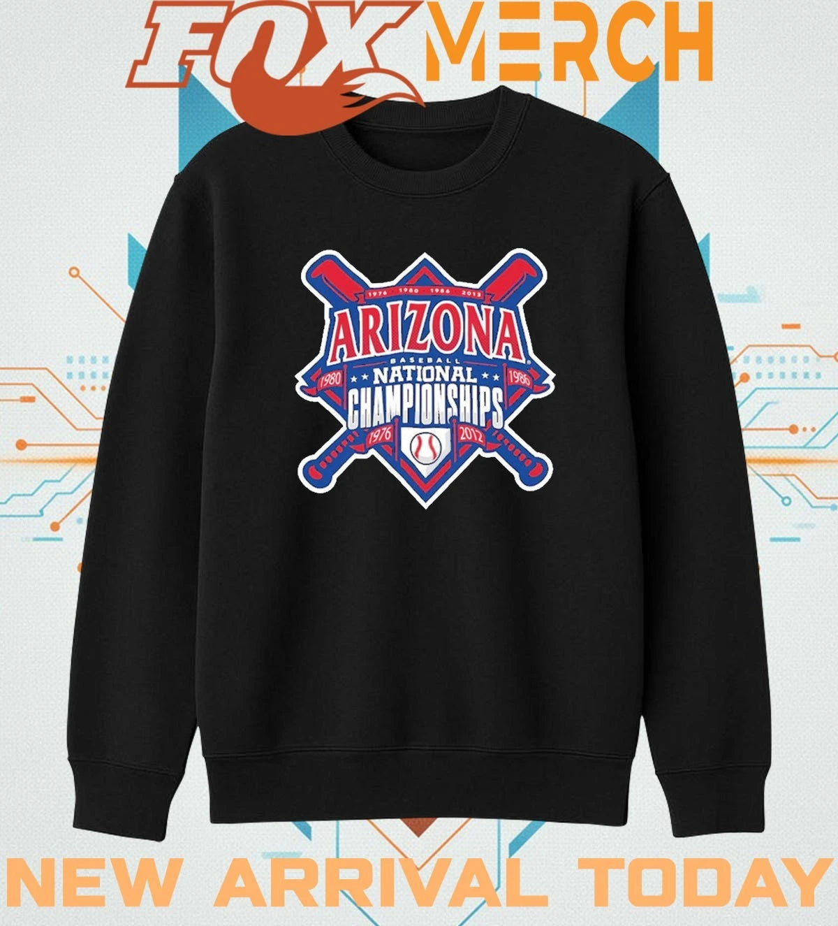 Arizona baseball 1976 night national Champions t-shirt