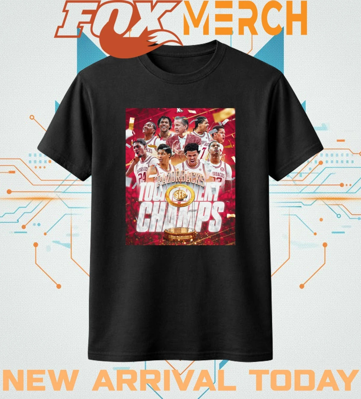 Arizona Razorbacks 2026 Tournament Champs t-shirt