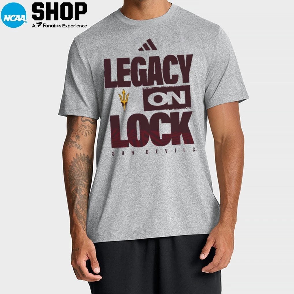 Arizona State Sun Devils 2026 Legacy On Lock On-Court T-Shirt