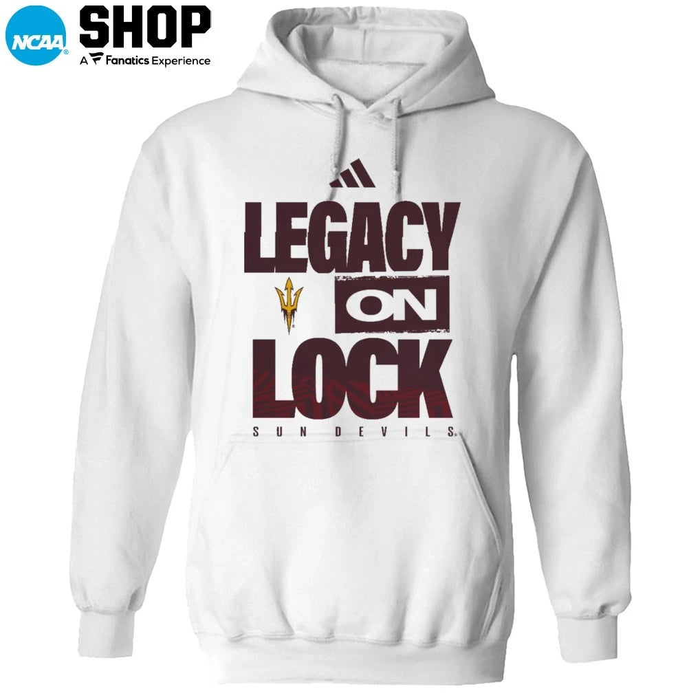 Arizona State Sun Devils 2026 Legacy On Lock On-Court T-Shirt