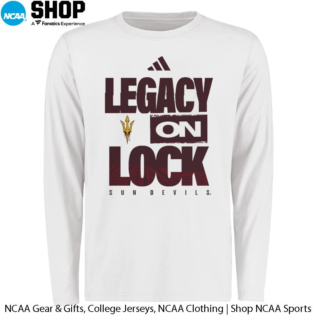 Arizona State Sun Devils 2026 Legacy On Lock On-Court T-Shirt