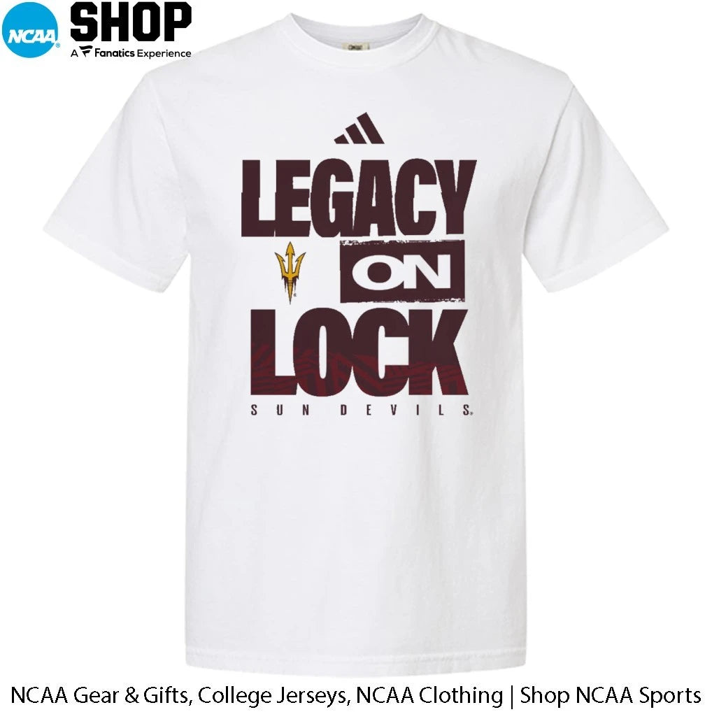 Arizona State Sun Devils 2026 Legacy On Lock On-Court T-Shirt