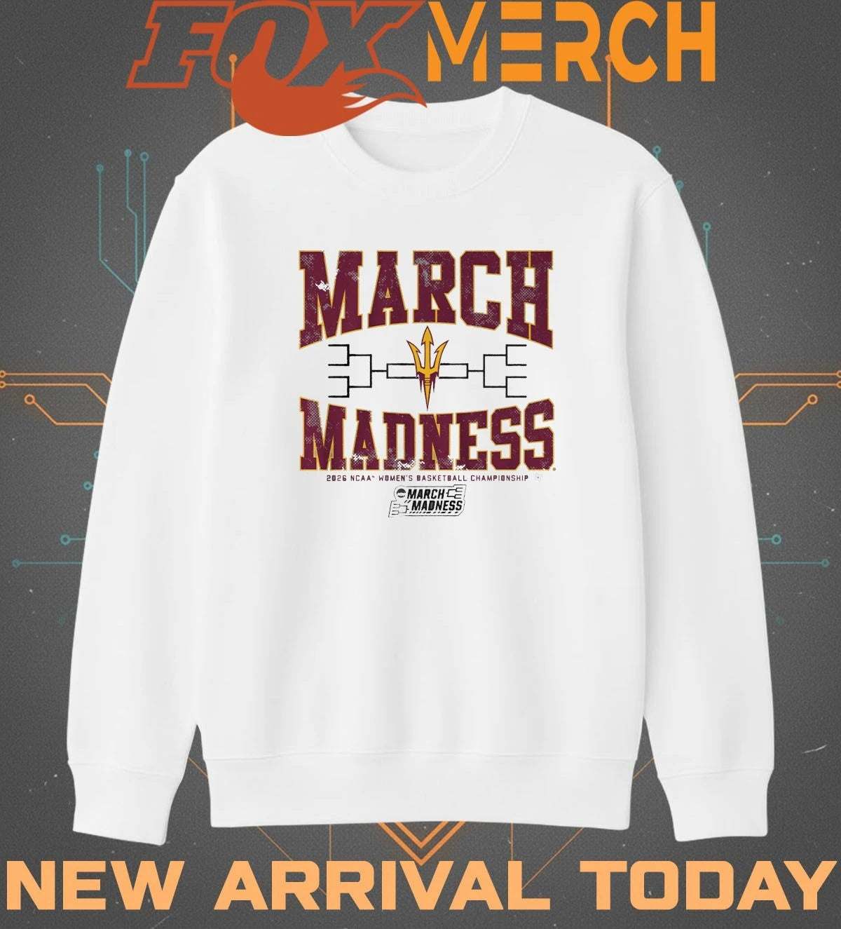 Arizona State Sun Devils 2026 March Madness NCAA Women’s Basketball Championship t-shirt