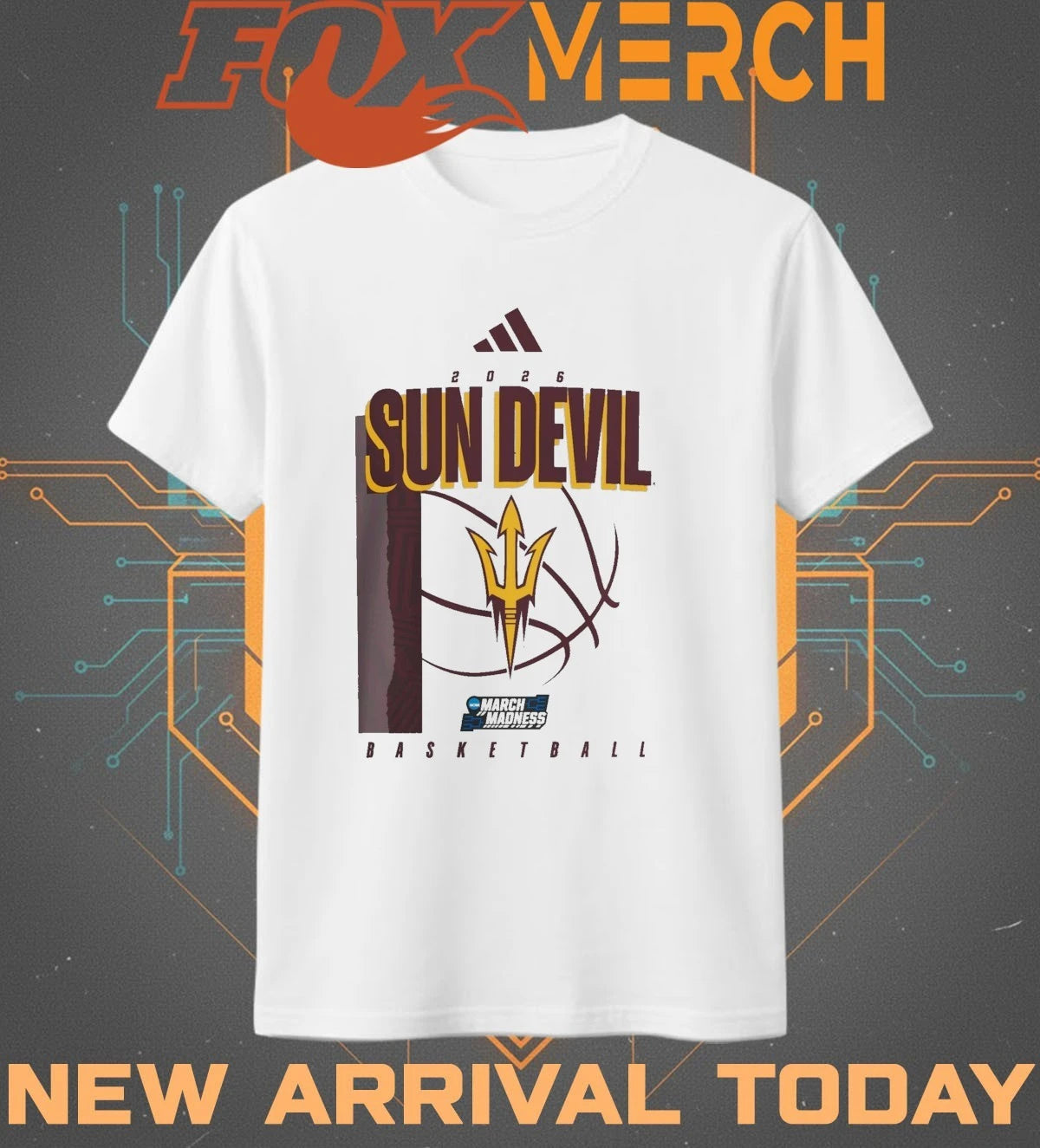 Arizona State Sun Devils Basketball March Madness 2026 t-shirt