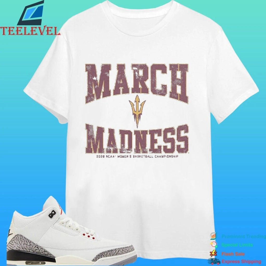 Arizona State Sun Devils Wbb 2026 March Madness Shirt