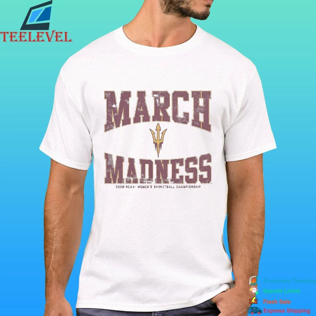 Arizona State Sun Devils Wbb 2026 March Madness Shirt
