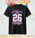 Arizona Wildcats 2026 32-2 Big 12 Tournament Champions signatures t-shirt