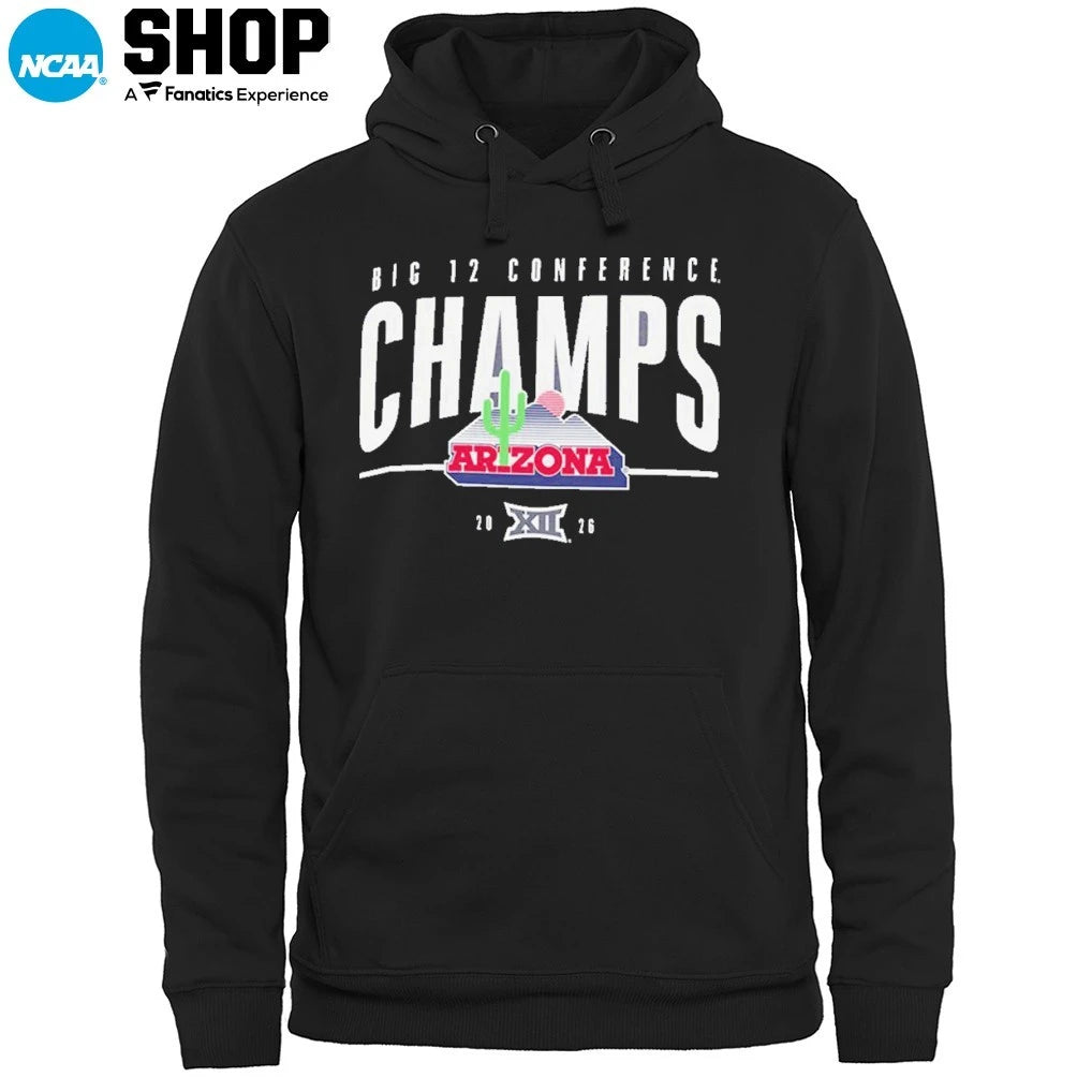 Arizona Wildcats 2026 Big 12 Conference Champs T-Shirt