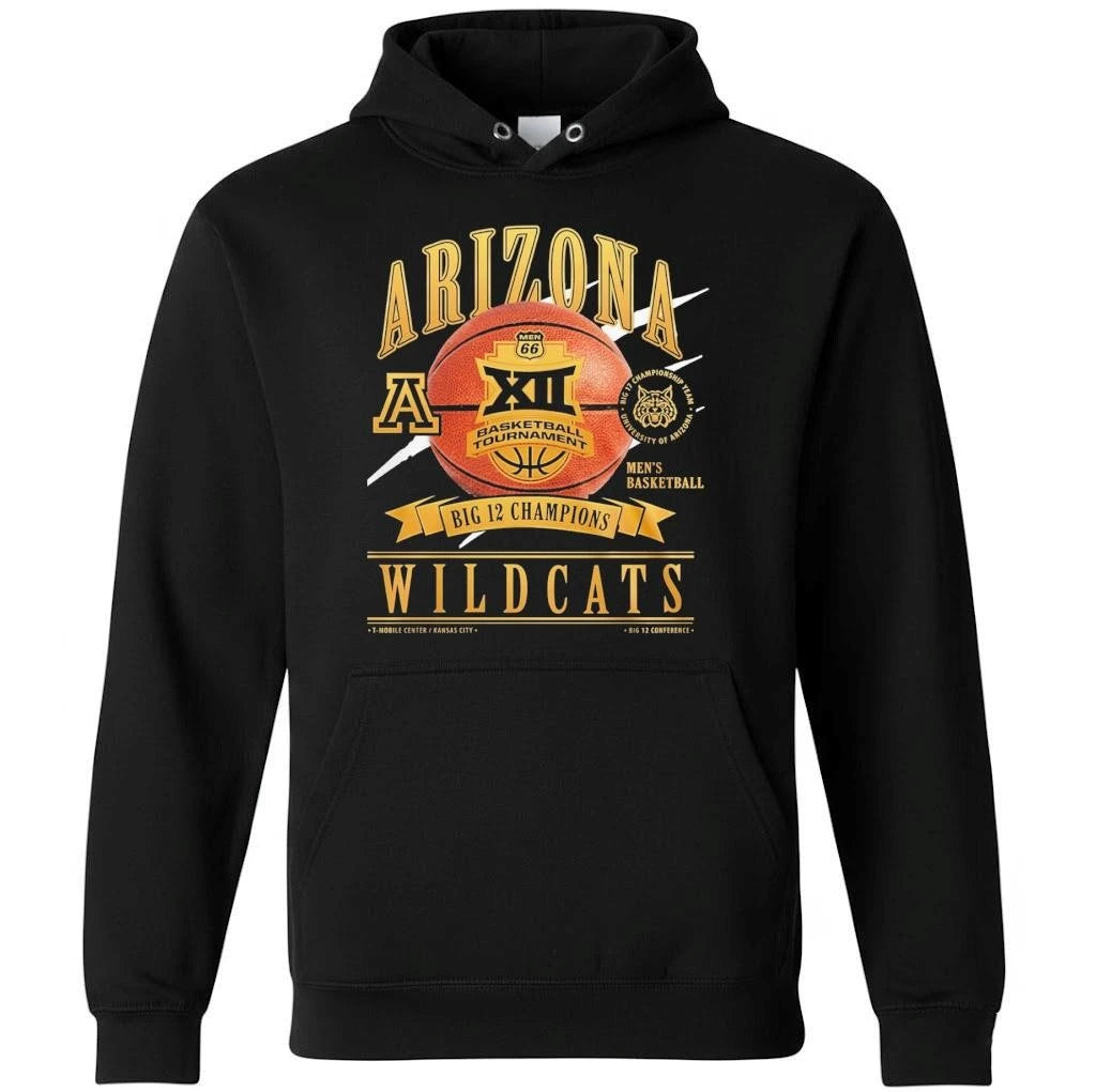Arizona Wildcats 2026 Big 12 Men’s Basketball Tournament Champions Shirt