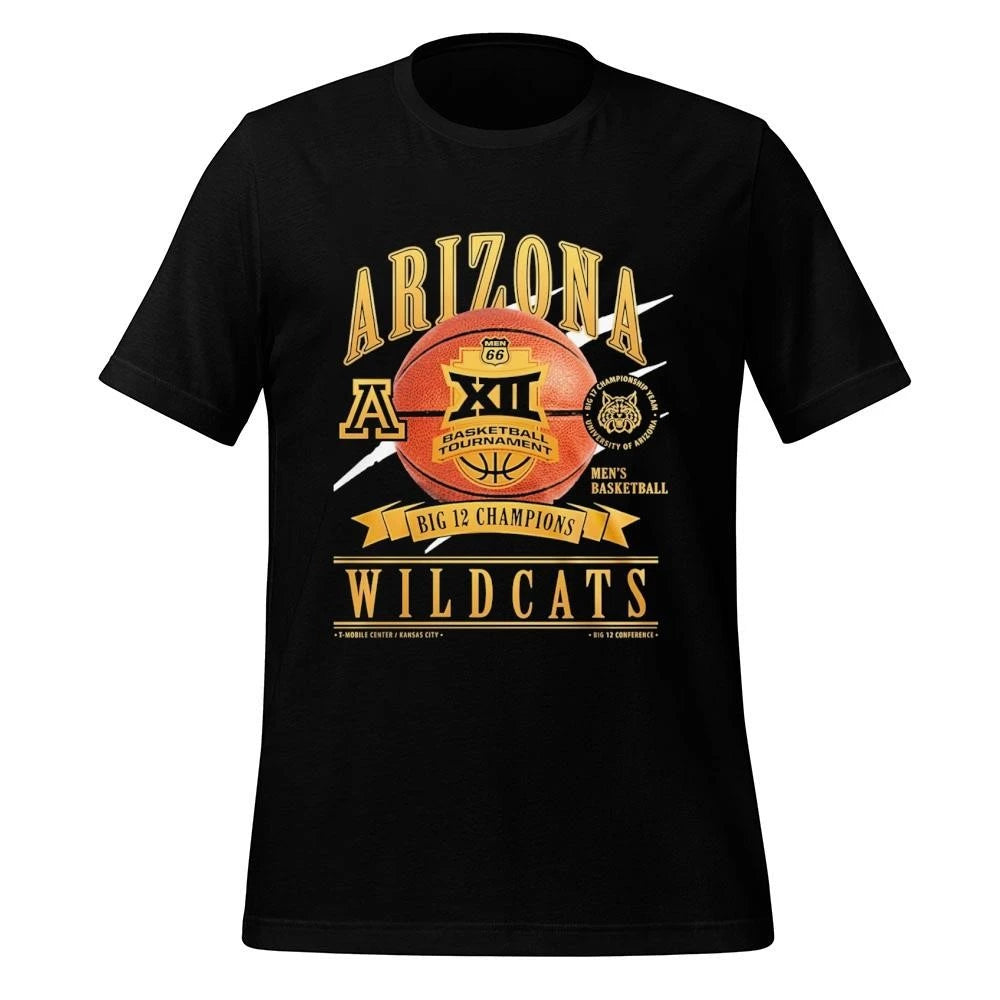 Arizona Wildcats 2026 Big 12 Men’s Basketball Tournament Champions Shirt
