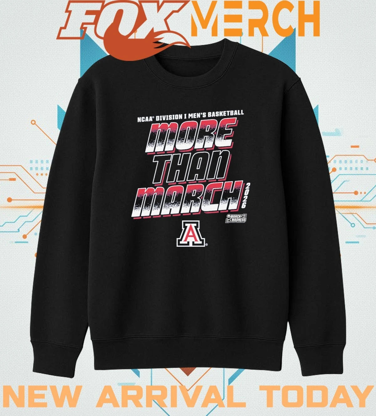 Arizona Wildcats 2026 NCAA Division I Men’s Basketball More Than March Madness t-shirt