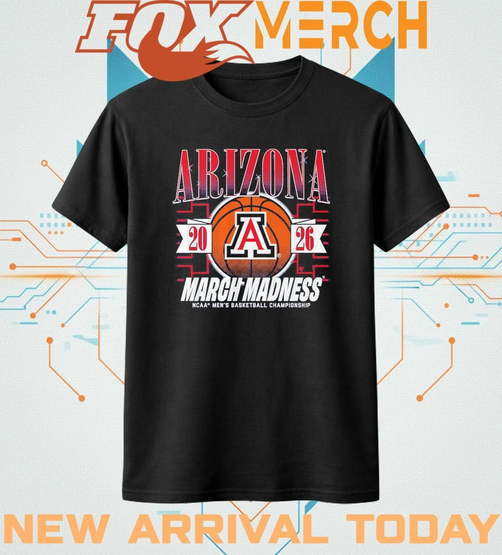 Arizona Wildcats Men’s Basketball 2026 March Madness t-shirt