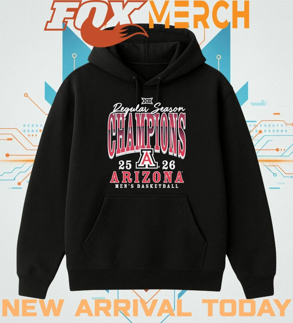 Arizona Wildcats Men’s Basketball 2026 Regular Season Champions t-shirt
