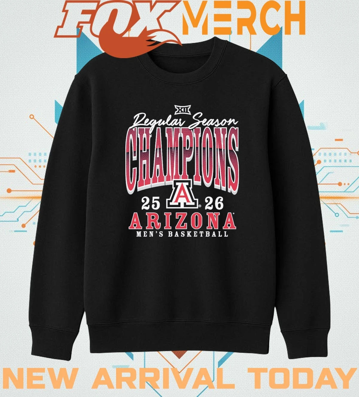 Arizona Wildcats Men’s Basketball 2026 Regular Season Champions t-shirt
