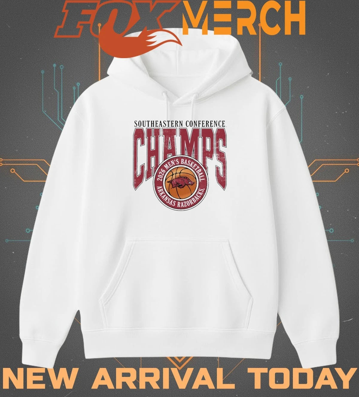 Arkansas Razorbacks 2026 Men’s Basketball Southeastern Conference Champs shirt