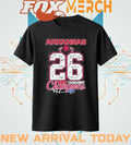 Arkansas Razorbacks 2026 Sec Tournament Champions signatures t-shirt
