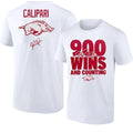 Arkansas Razorbacks Basketball Coach John Calipari 900 wins and counting T-Shirt