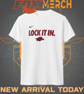 Arkansas Razorbacks Lock It In 2026 On-Court Bench Legend Dri-FIT t-shirt