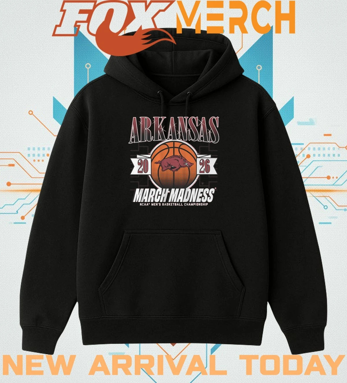 Arkansas Razorbacks Men’s Basketball 2026 March Madness t-shirt