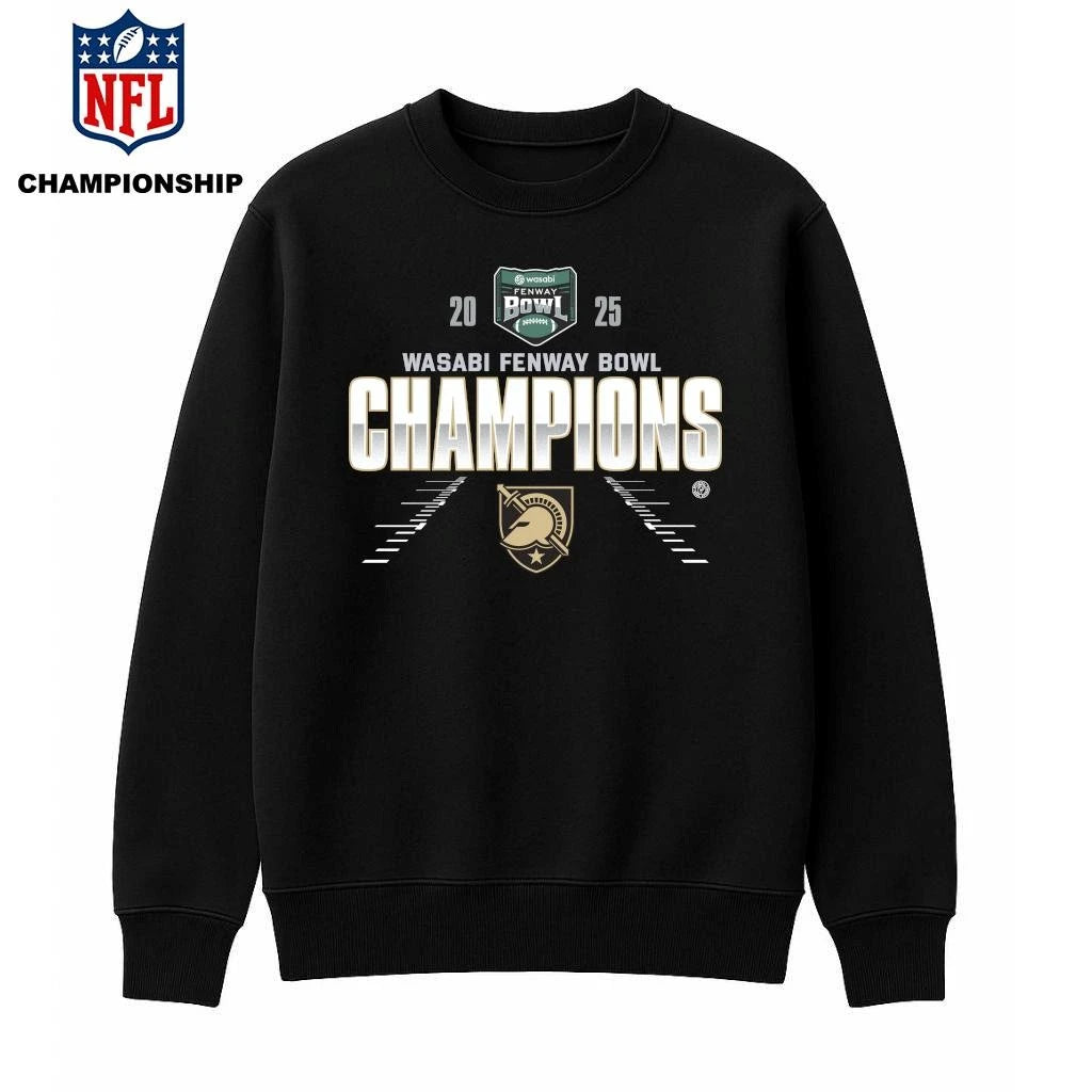 Army Black Knights 2025 Wasabi Fenway Bowl Champions Shirt