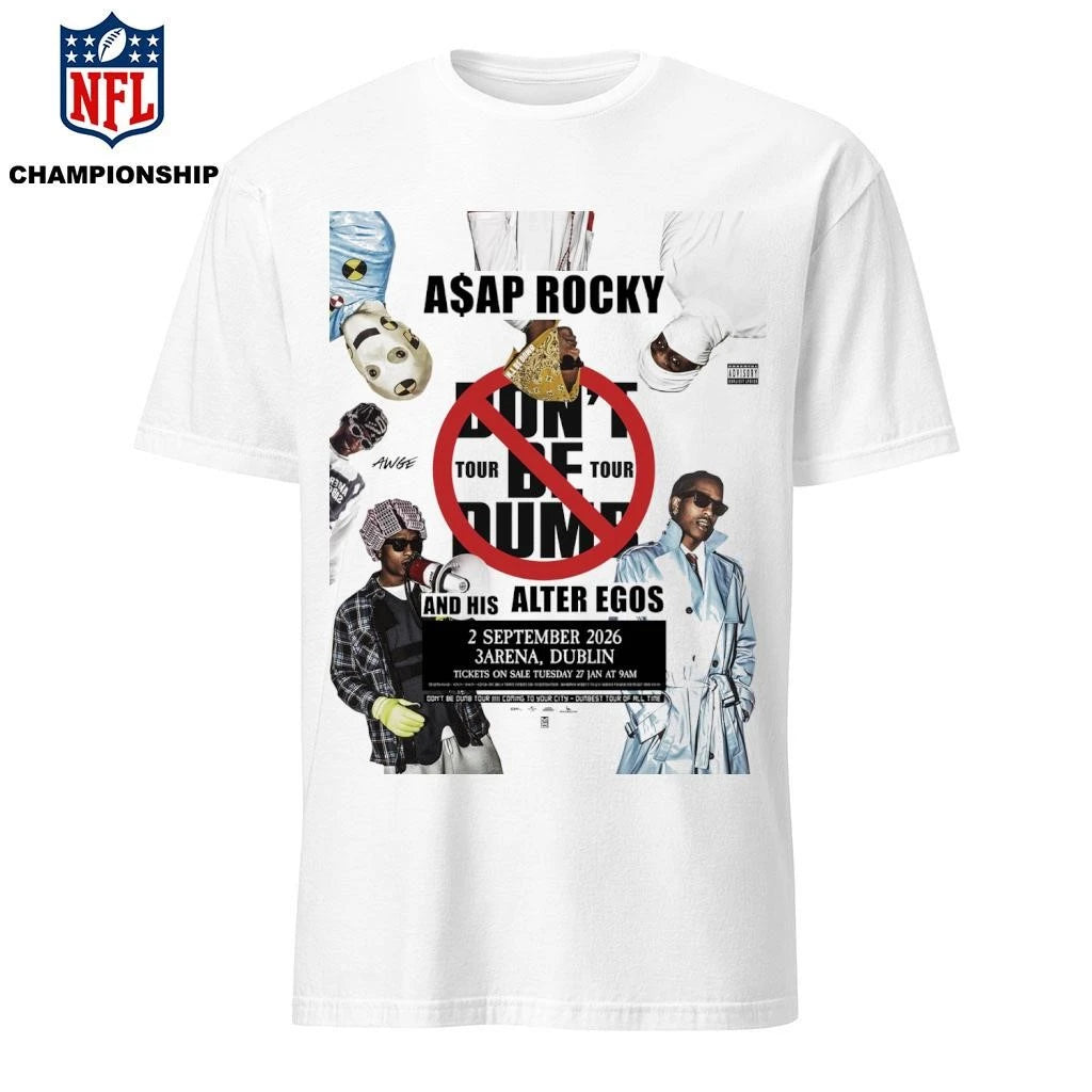 ASAP Rocky Don’t Be Dumb World Tour Poster Shirt