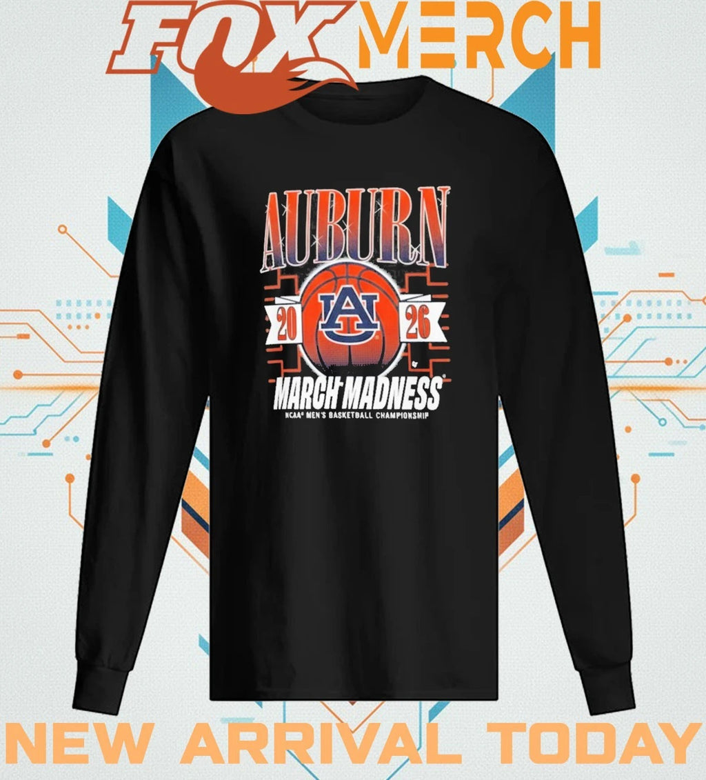 Auburn Tigers 2026 March Madness NCAA men’s basketball Championship t-shirt
