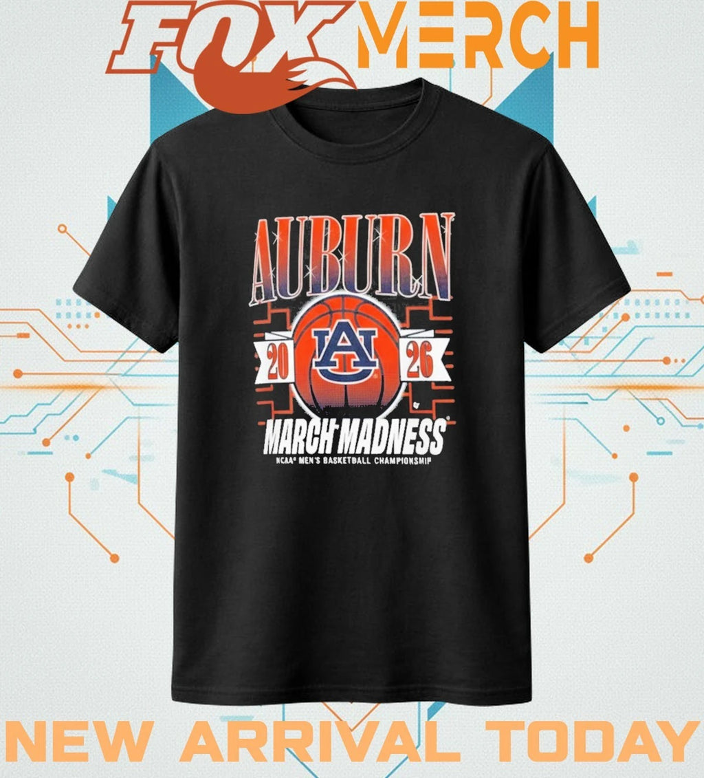 Auburn Tigers 2026 March Madness NCAA men’s basketball Championship t-shirt