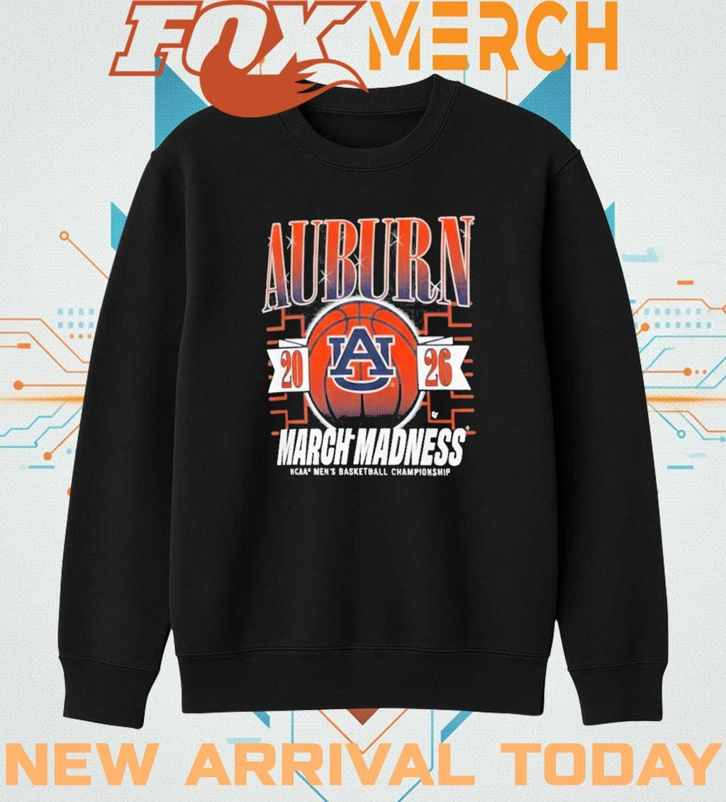 Auburn Tigers 2026 March Madness NCAA men’s basketball Championship t-shirt