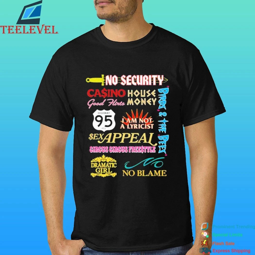 Baby Keem Casino Tracklist No Security Shirt