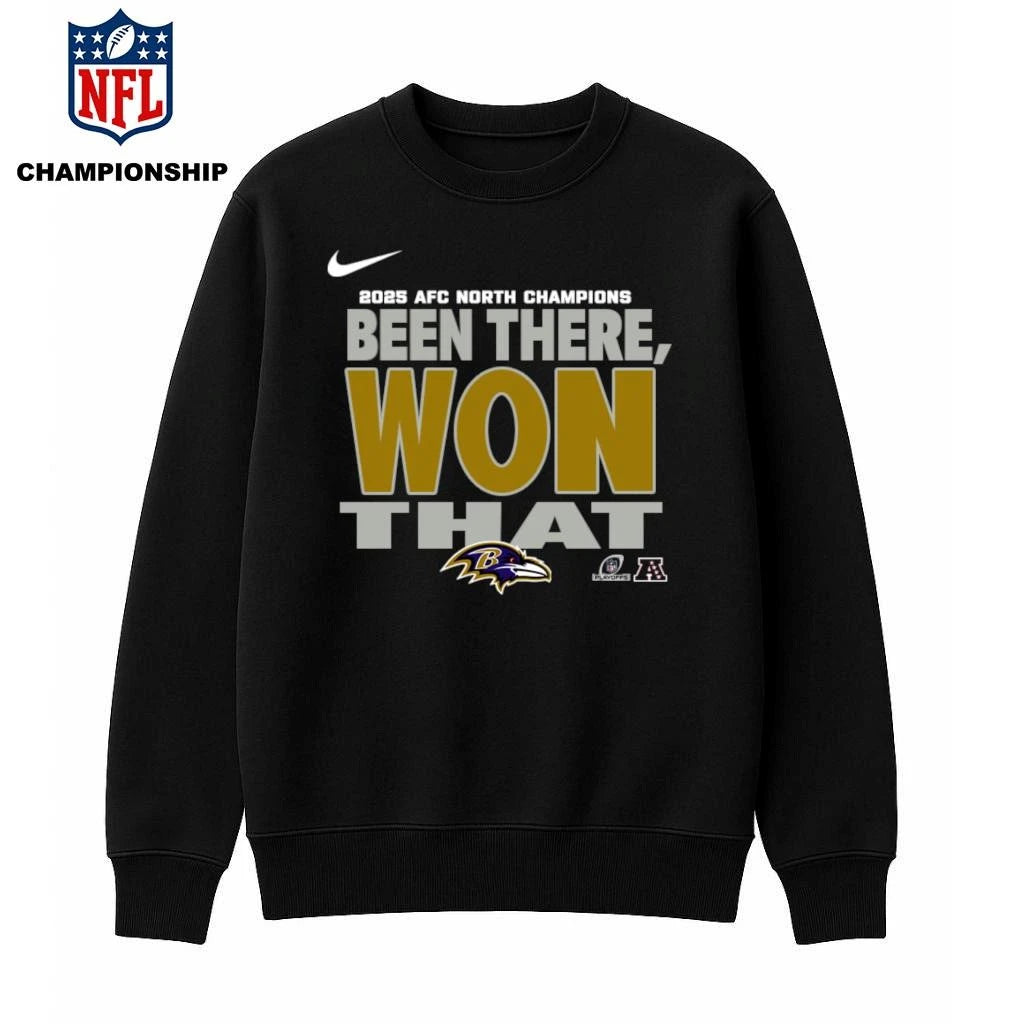 Baltimore Ravens 2025 AFC North Champions Shirt