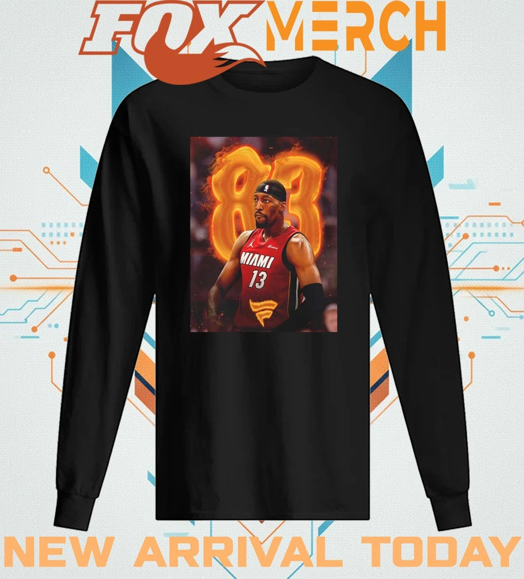 Bam Adebayo 83 points 2nd most point in NBA t-shirt