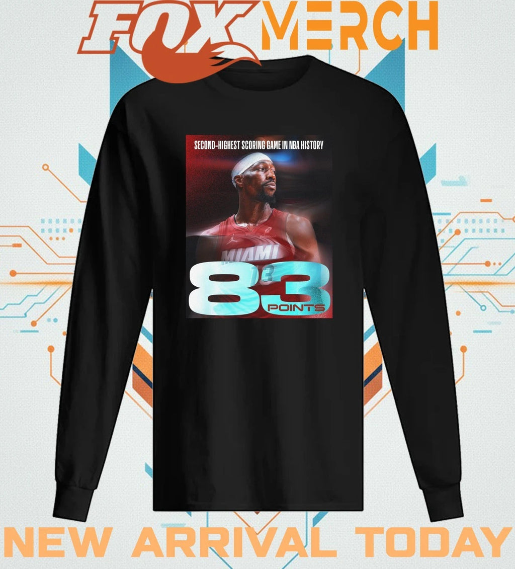 Bam Adebayo 83 points second-highest scoring game in NBA history t-shirt