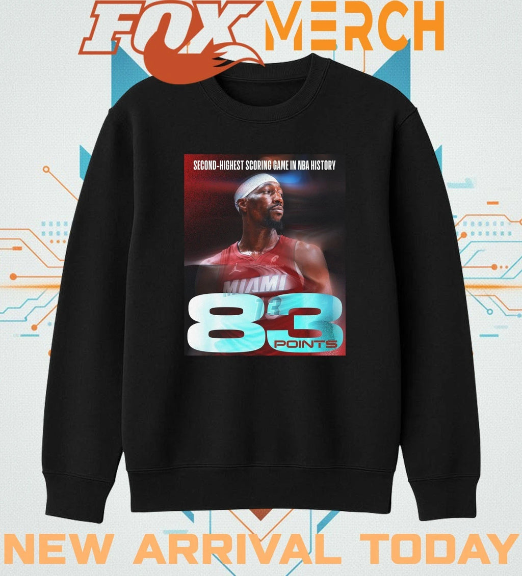 Bam Adebayo 83 points second-highest scoring game in NBA history t-shirt