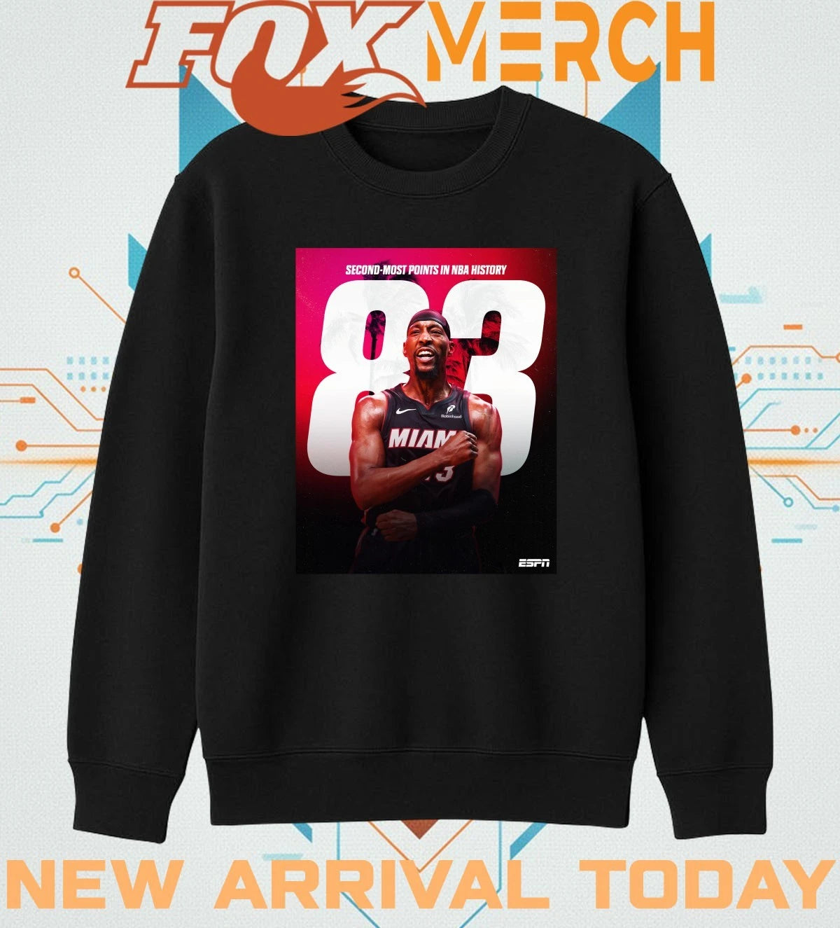 Bam Adebayo 83 points second-most points in NBA history t-shirt