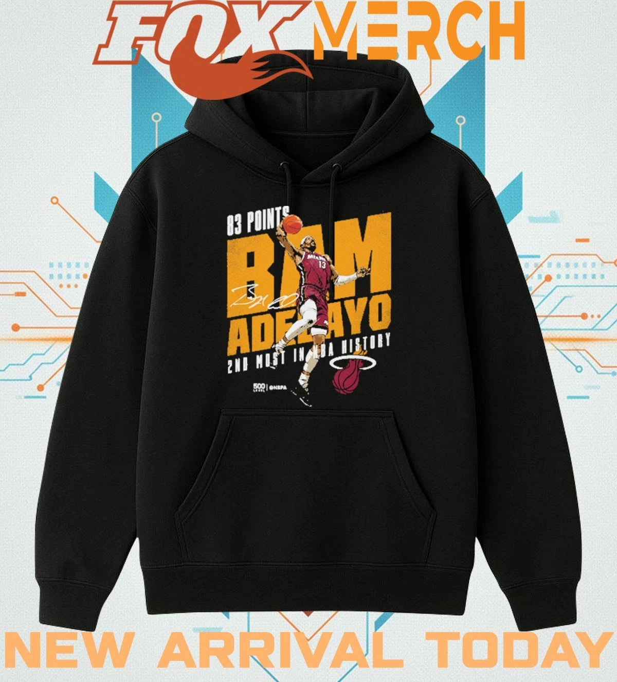 Bam Adebayo Miami Heat 83 Points 2nd most in NBA history t-shirt