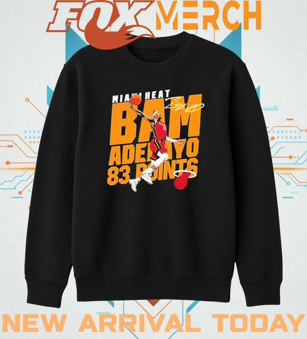 Bam Adebayo Miami Heat Adebayo 83 Points t-shirt