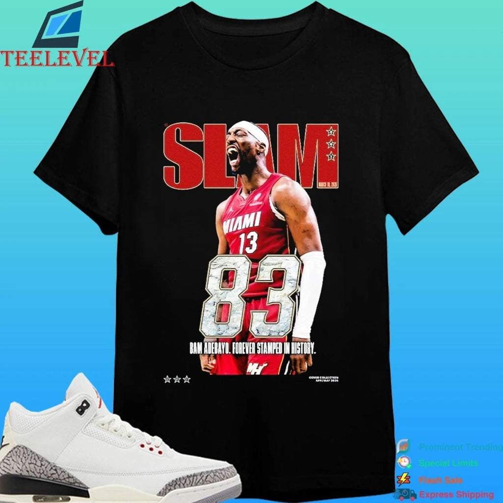 Bam Adebayo Miami Heat Slam 83 Points Cover Shirt