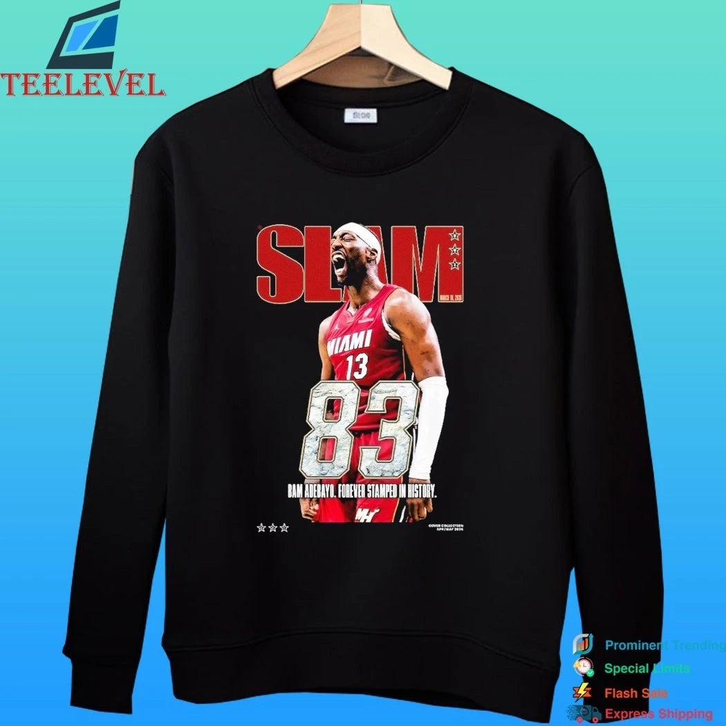 Bam Adebayo Miami Heat Slam 83 Points Cover Shirt