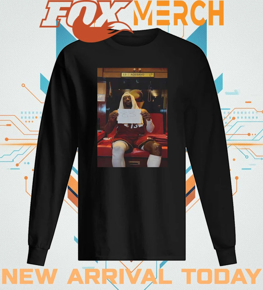 Bam Adebayo Scored 83 Points Passes Kobe Bryant Second Highest In NBA History t-shirt
