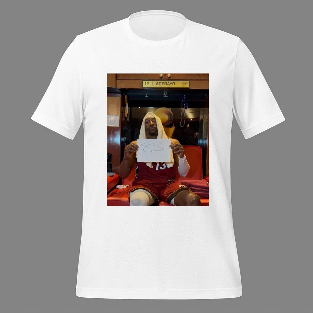 Bam Adebayo Scores 83 Points Passes Kobe Bryant Second Highest In NBA History Shirt