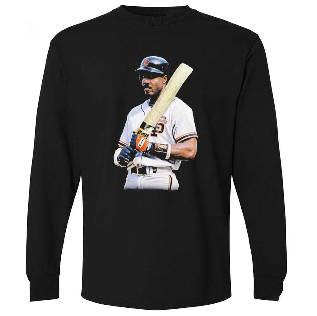 Barry Bonds Wielding A Cannabis Joint Bat Shirt