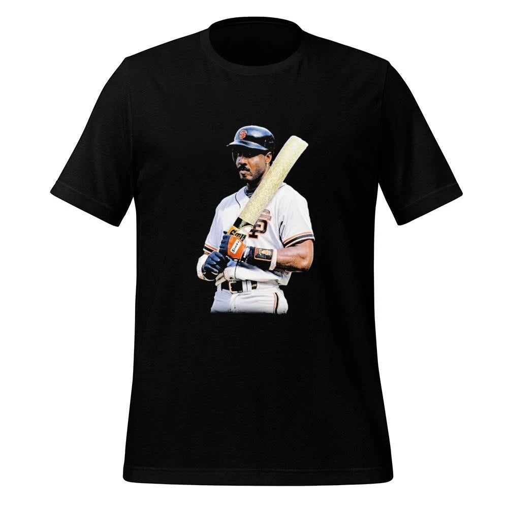 Barry Bonds Wielding A Cannabis Joint Bat Shirt